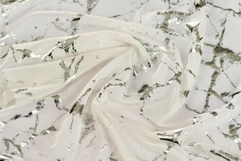 Foil Print on Tulle - 8